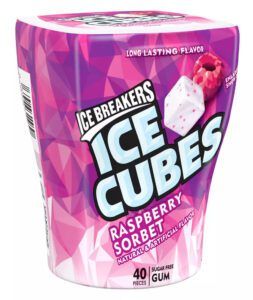 Xylitol Poisoning - Whole Dog Journal Raspberry Icebreakers gum containing xylitol